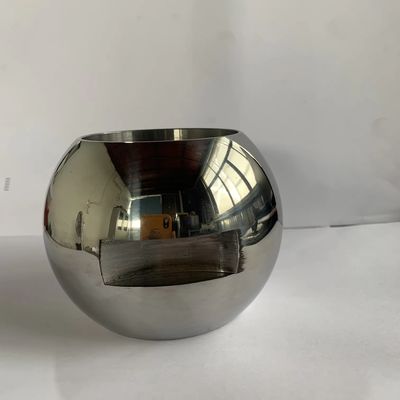 Εθνικό πρότυπο καθρέφτη γυαλισμένο DN250-DN500 από ανοξείδωτο χάλυβα 304 πλωτό άμεση σφαίρα μέσω βαλβίδας για περιβάλλον υψηλής πίεσης