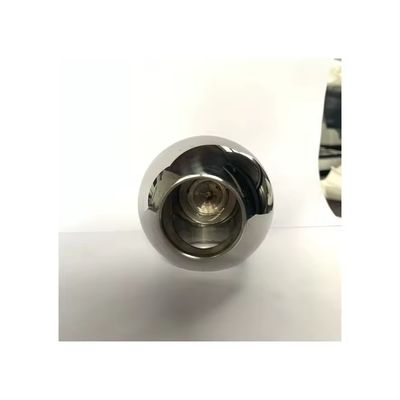 DN15-DN50 304 Σφαιρίδιο κυμαινόμενης ευθείας διά της βαλβίδας σε ασήμι με γυαλισμένη επιφάνεια καθρέφτη