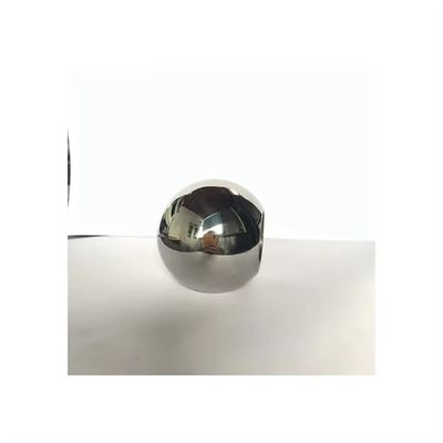 DN15-DN50 304 Σφαιρίδιο κυμαινόμενης ευθείας διά της βαλβίδας σε ασήμι με γυαλισμένη επιφάνεια καθρέφτη