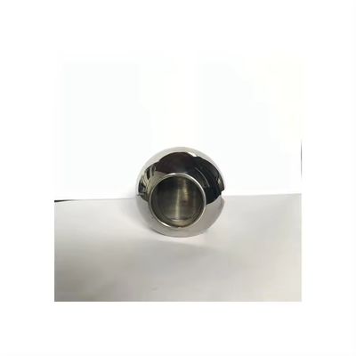 DN15-DN50 304 Σφαιρίδιο κυμαινόμενης ευθείας διά της βαλβίδας σε ασήμι με γυαλισμένη επιφάνεια καθρέφτη